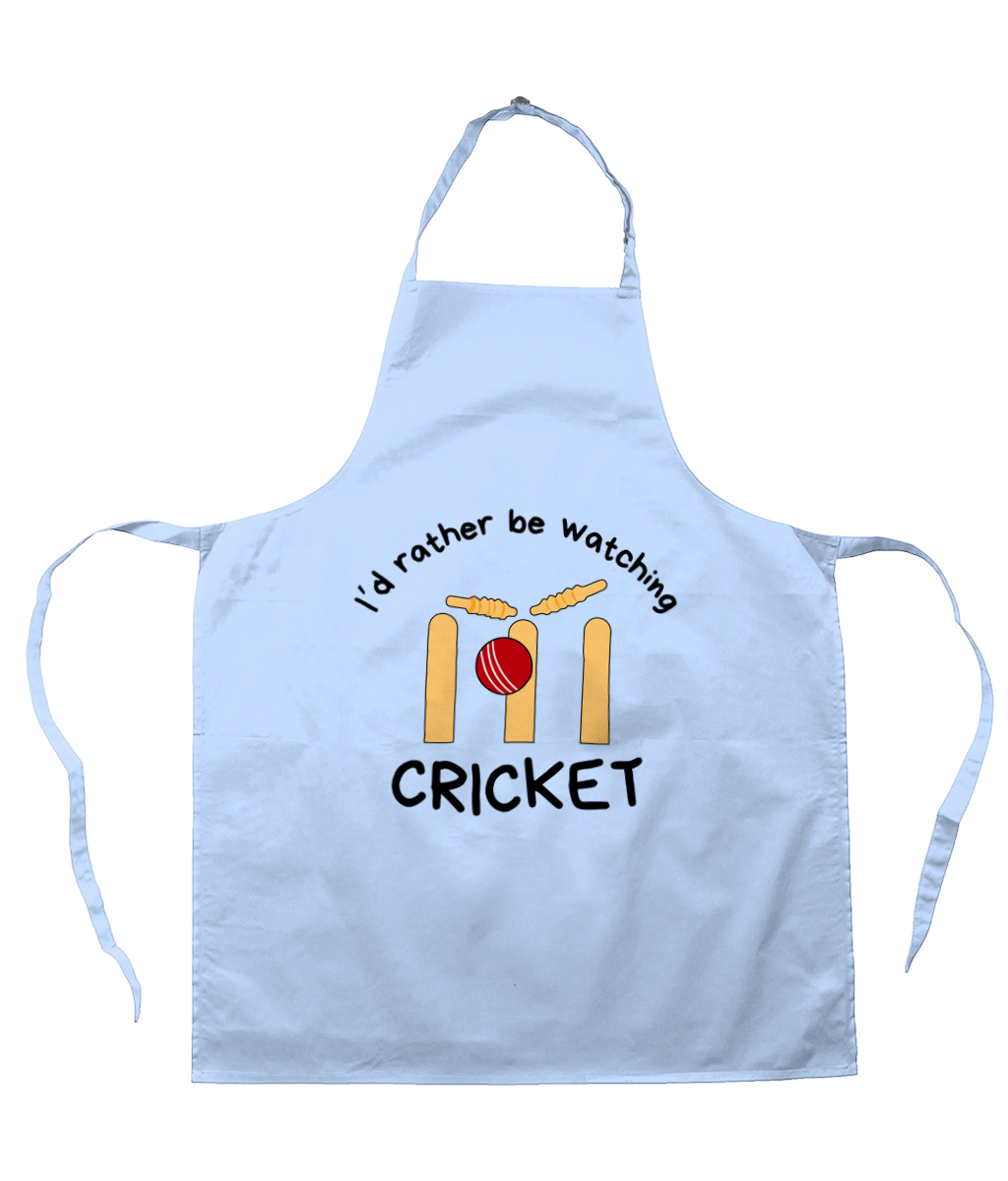 I'd Rather Be Watching Cricket | Apron