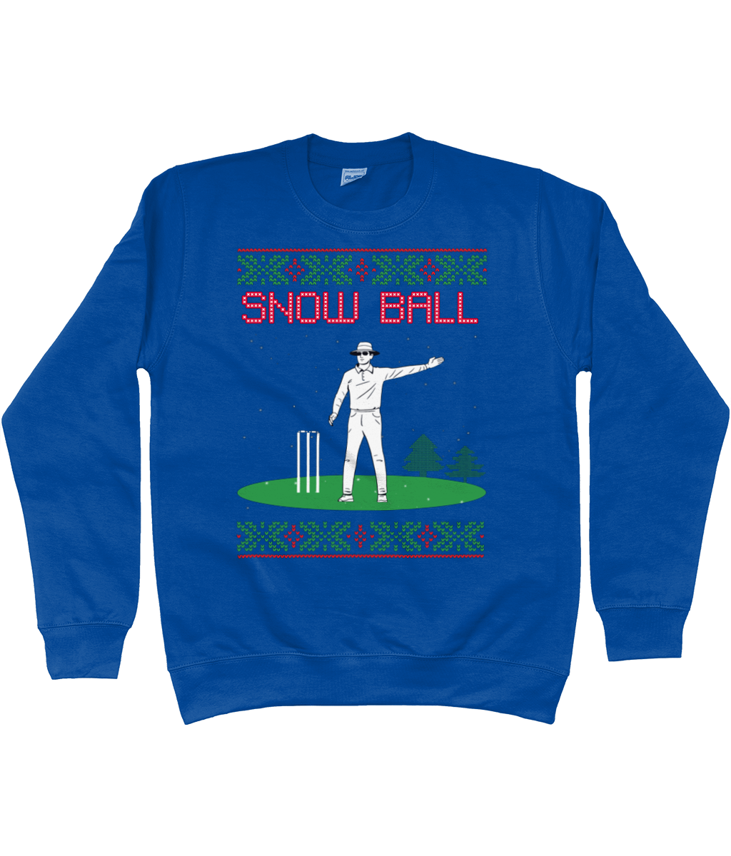 Snow Ball Christmas Cricket Sweater | Adults | Unisex