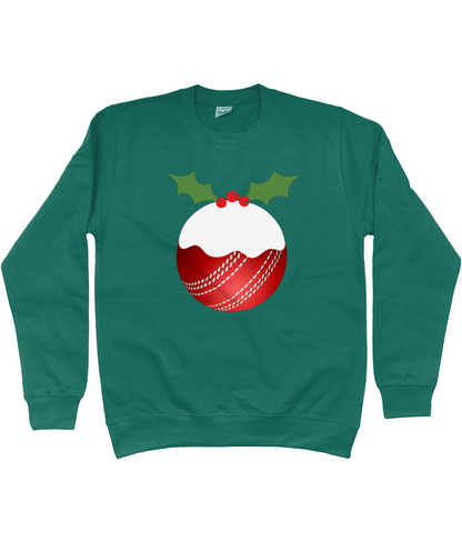 Cricket Ball Christmas Pudding Sweater | Kids (Ages 3-13)