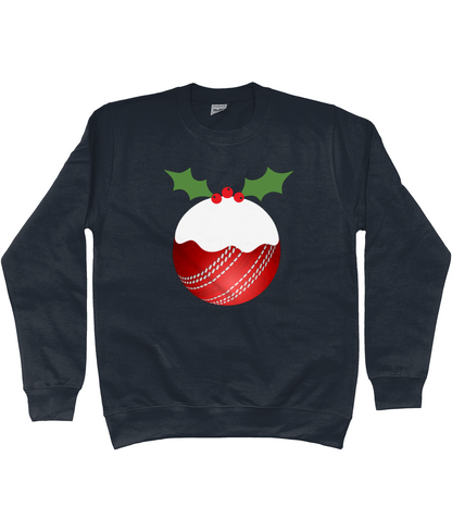 Cricket Ball Christmas Pudding Sweater | Kids (Ages 3-13)