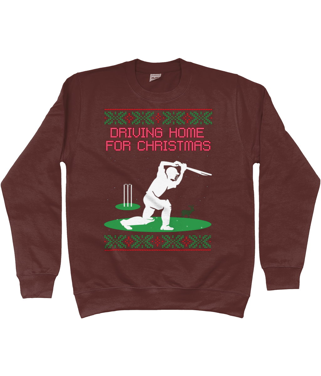 Driving Home for Christmas Cricket Christmas Sweater | Adults | Unisex