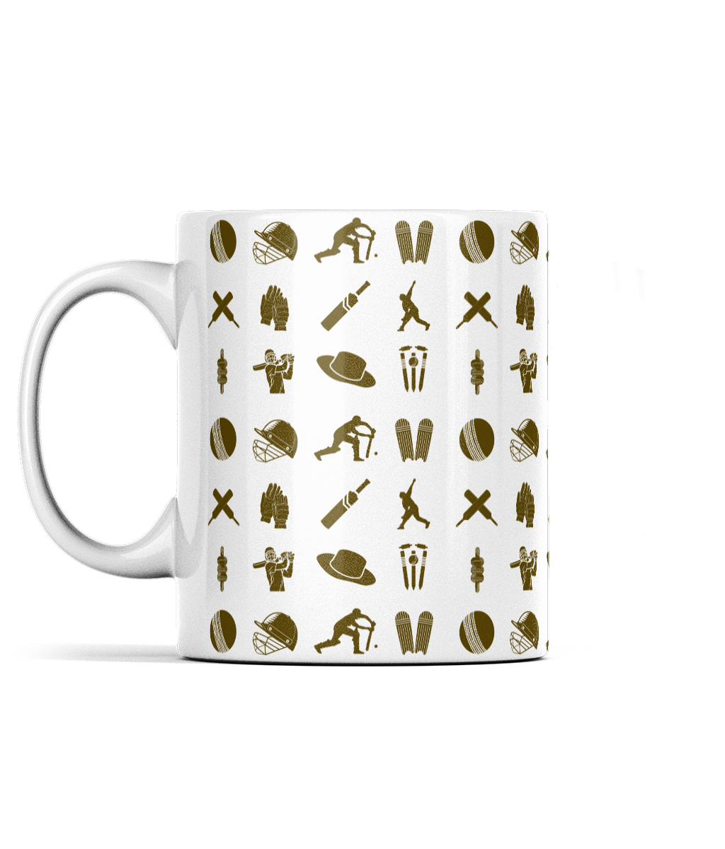 Cricket Retro Pattern | Mug